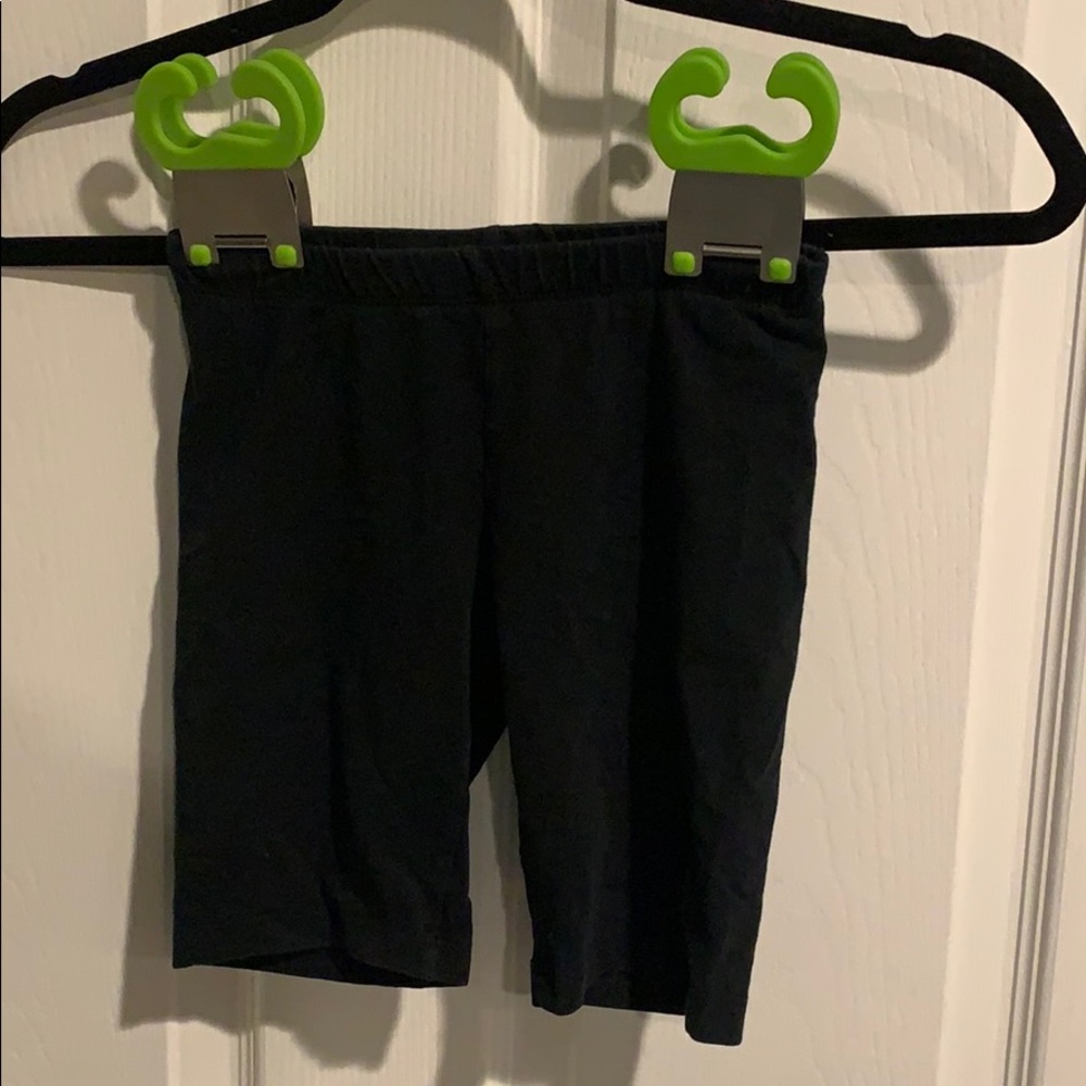 Children’s black biker shorts